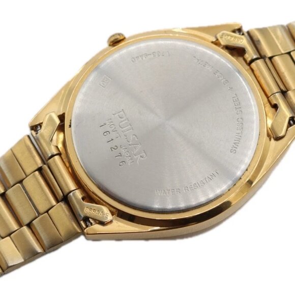 Vintage 36mm Pulsar V733-9A40 Railroad Approved Men's Quartz Wristwatch Japan - Picture 4 of 6